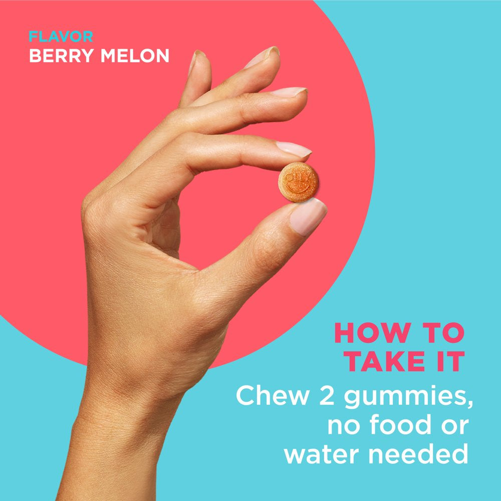 OLLY Teen Girl Multivitamin Gummies, Biotin, Antioxidants with Vitamin A, C & E, Berry Melon Flavor, 70 Ct