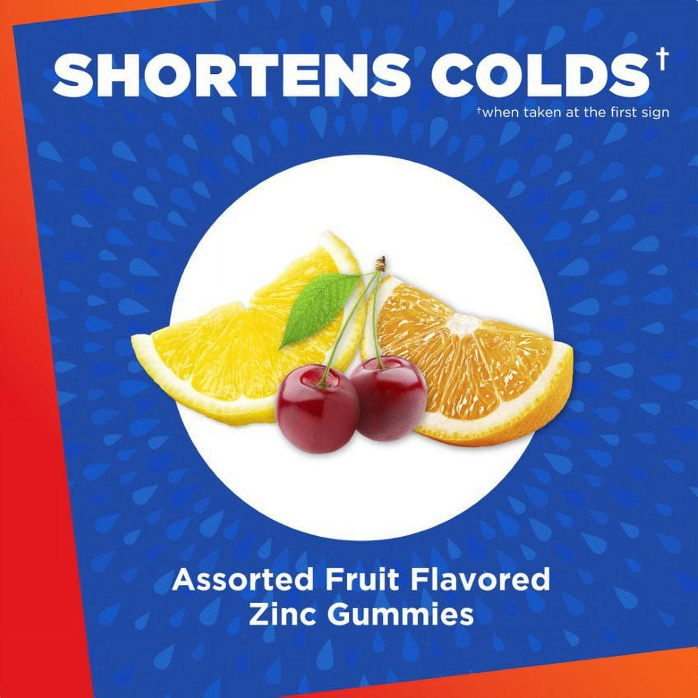 Zicam Cold Remedy Zinc Medicated Fruit Drops, Assorted, Homeopathic Cold Shortening Medicine, 25 Ct