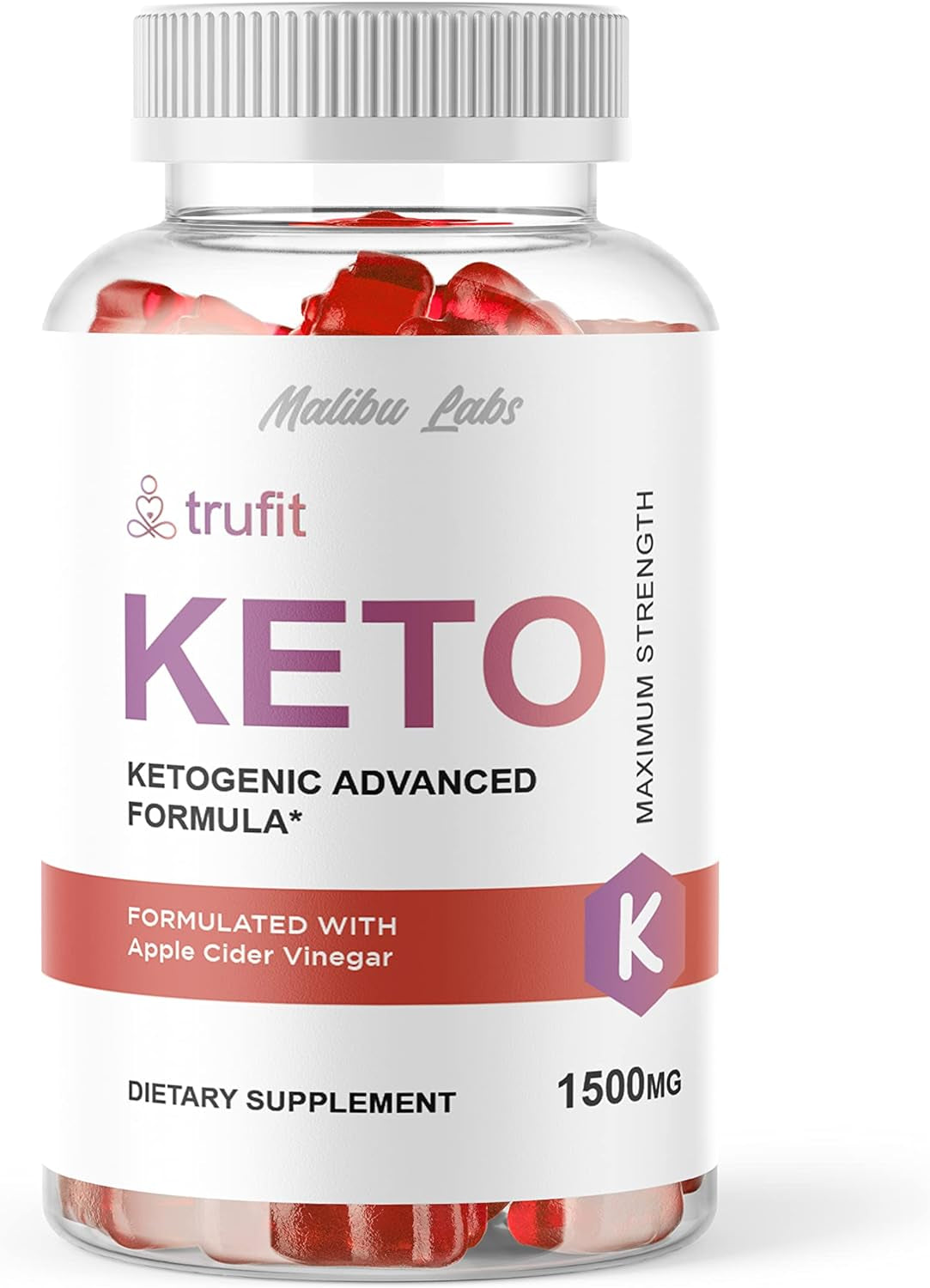 Trufit ACV Gummies, Apple Cider Vinegar Ketosis, New Strong Time Released Formula, 1500Mg Once a Day, Ketogenic Tru Fit True Support Supplement, Ketos Shark Gummy (1 Pack) 30 Day Supply Tank