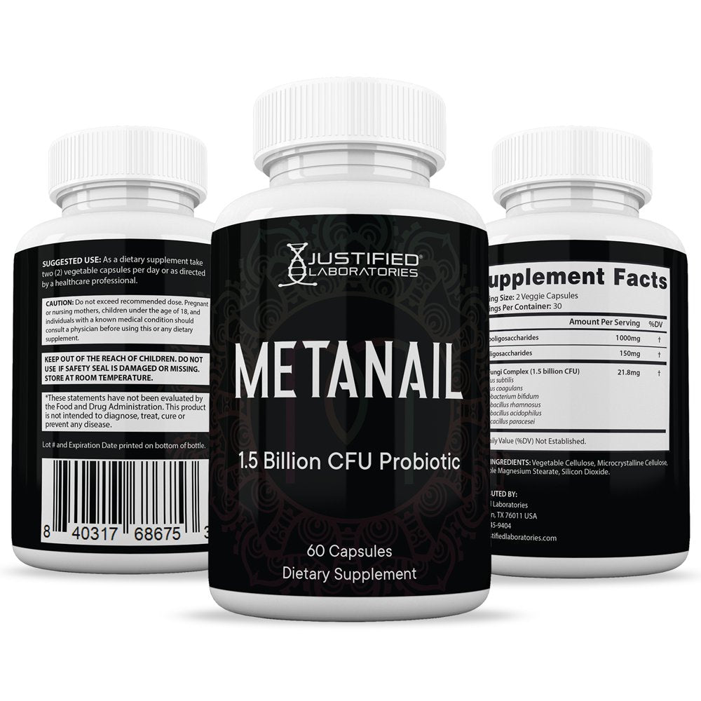 (10 Pack) Metanail 1.5 Billion CFU Probiotic Nail Support 600 Capsules