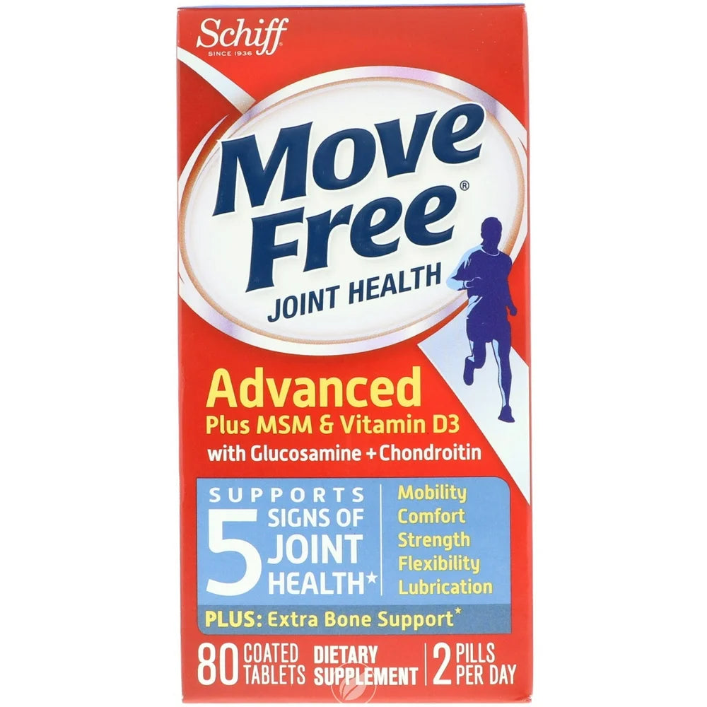 (3 Pack) Schiff, Move Free, Joint Health, 80 Coated Tablets