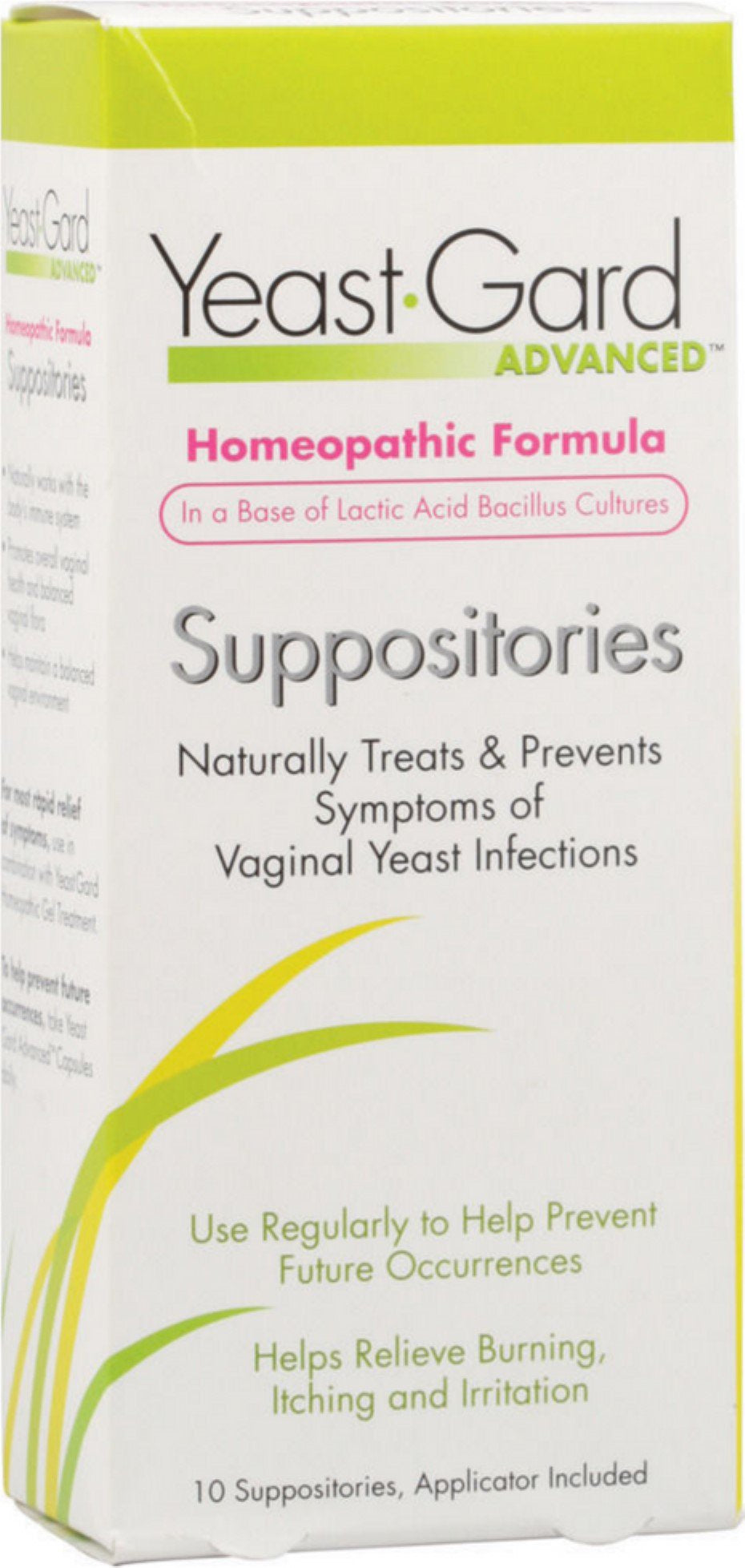 YEAST-GARD Advanced Suppositories 10 Ea (Pack of 4)