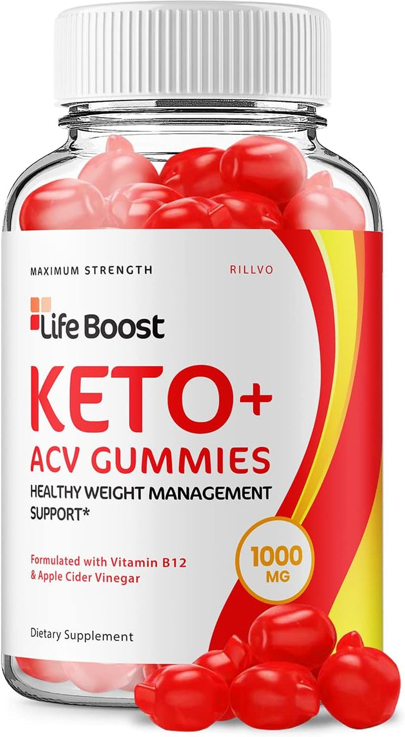 Life Boost Keto Gummies Advanced Formula Life Boost Keto ACV Gummies Apple Cider Vinegar 1000Mg (60 Gummies)