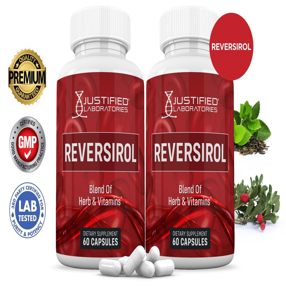 (2 Pack) Reversirol Premium Formula 688MG 120 Capsules