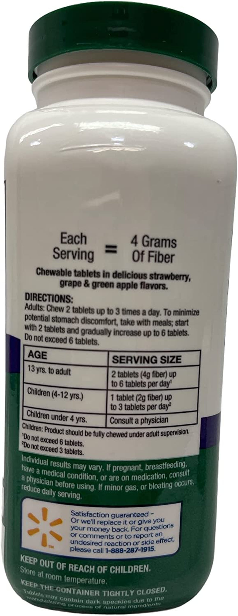 Thisnthat Sugar Free Prebiotic Fiber Supplement Chewable Tablets Bundle: (2) 90 Ct Equate Bottles Recipe Card.