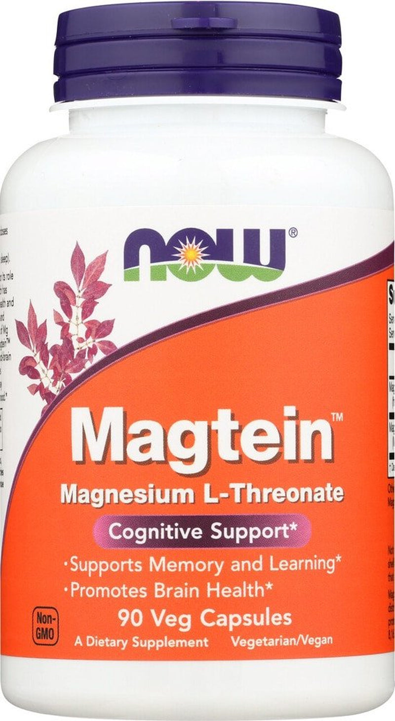 NOW Magtein -- 90 Veg Capsules