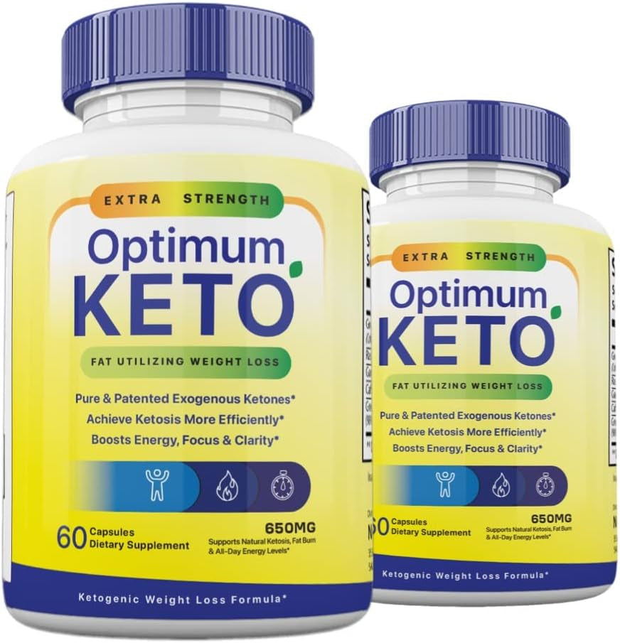 Keto BHB Real (2 Pack) Optimum Ketosis Supplement, Optimum Max Keto, 120 Count, 2 Months Supply 60 Count (Pack of 2)