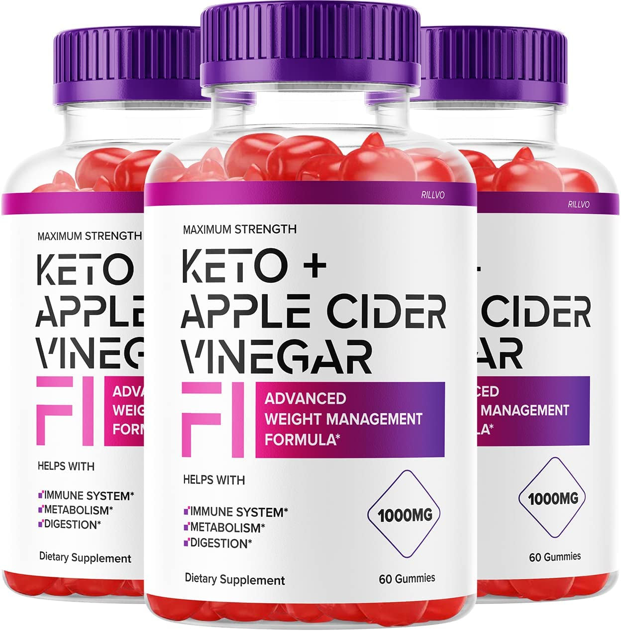 (3 Pack) F1 Keto Gummies Keto ACV Gummies Apple Cider Vinegar F1 ACV Gummies Advanced Formula (180 Gummies)