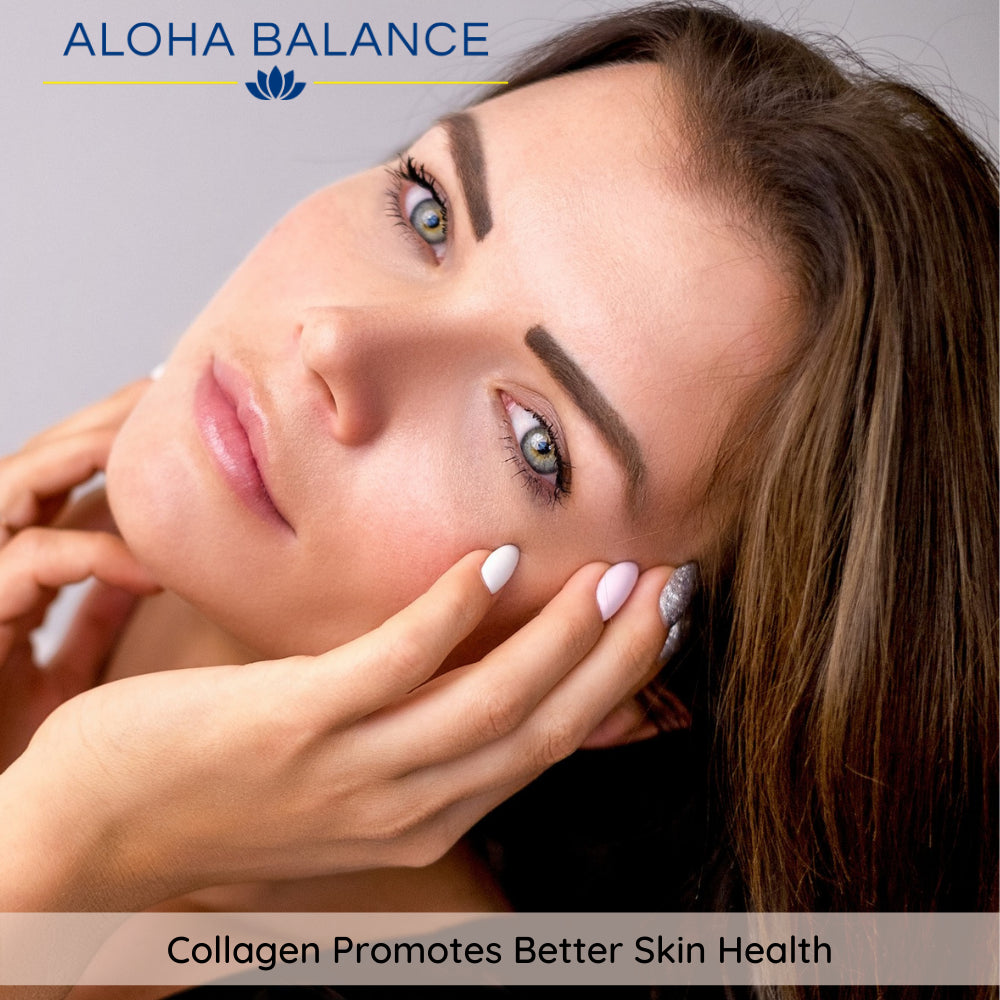 Collagen Type 1 & 3 - Youthful Skin & Healthy Hair - Natural Supplement by Aloha Balance