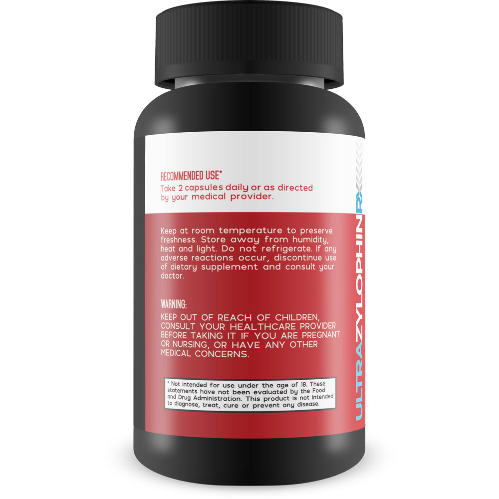 Ultra Zylophin RX X - Expansive Extra Strength Male Blood Flow Expansion Formula - L-Arginine Nitric Oxide Blend - Support Increased Blood Flow to Vital Areas - Male Support W/ L-Citruline