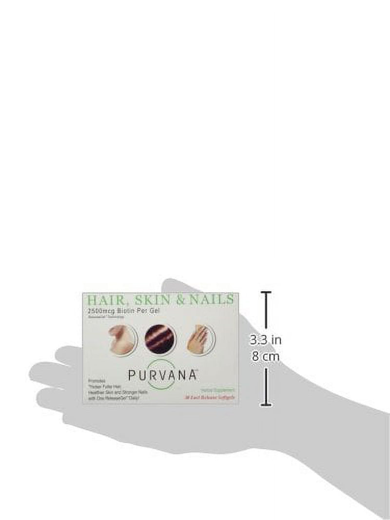 Heaven Sent - Purvana Hair Skin & Nails 2500 Mcg. - 30 Softgels