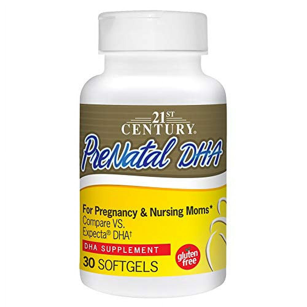 21St Century Prenatal DHA Softgels, 30 Count