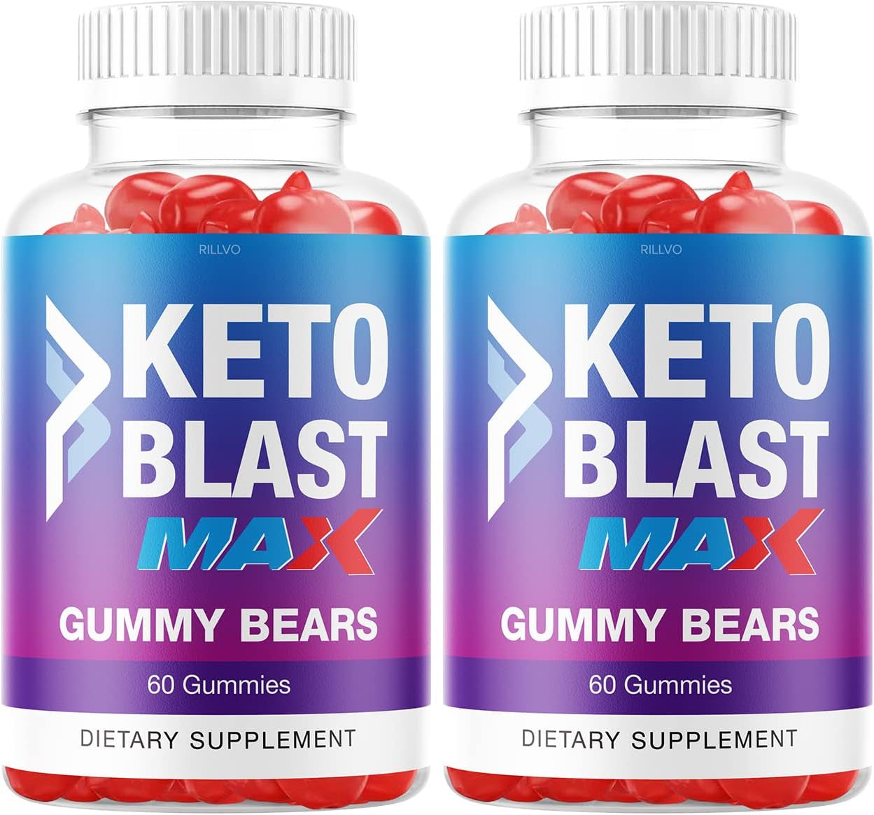 (2 Pack) Keto Blast Max Gummies Keto Blast Gummy Bears Ketoblast Gummies Advanced Formula (120 Gummies)