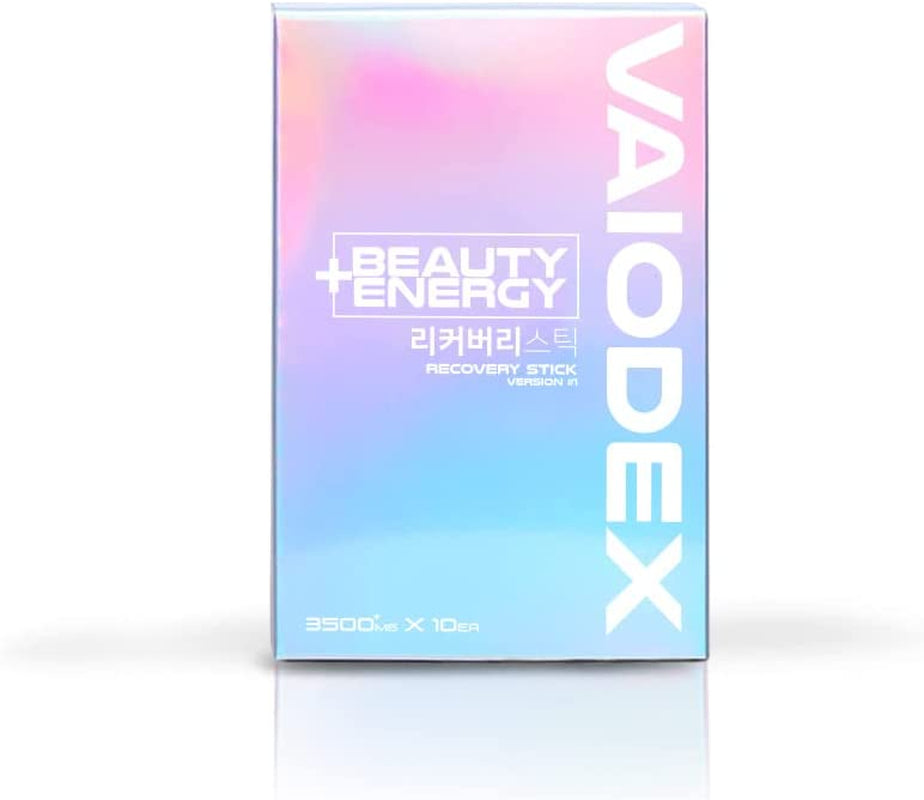 VAIODEX Beauty Energy Recovery Stick Hydration Packet, Zero Sugar, Fat Free, Hyaluronic Acid, Octacosanol, Amino Acid, 30 Pack, after Work Out