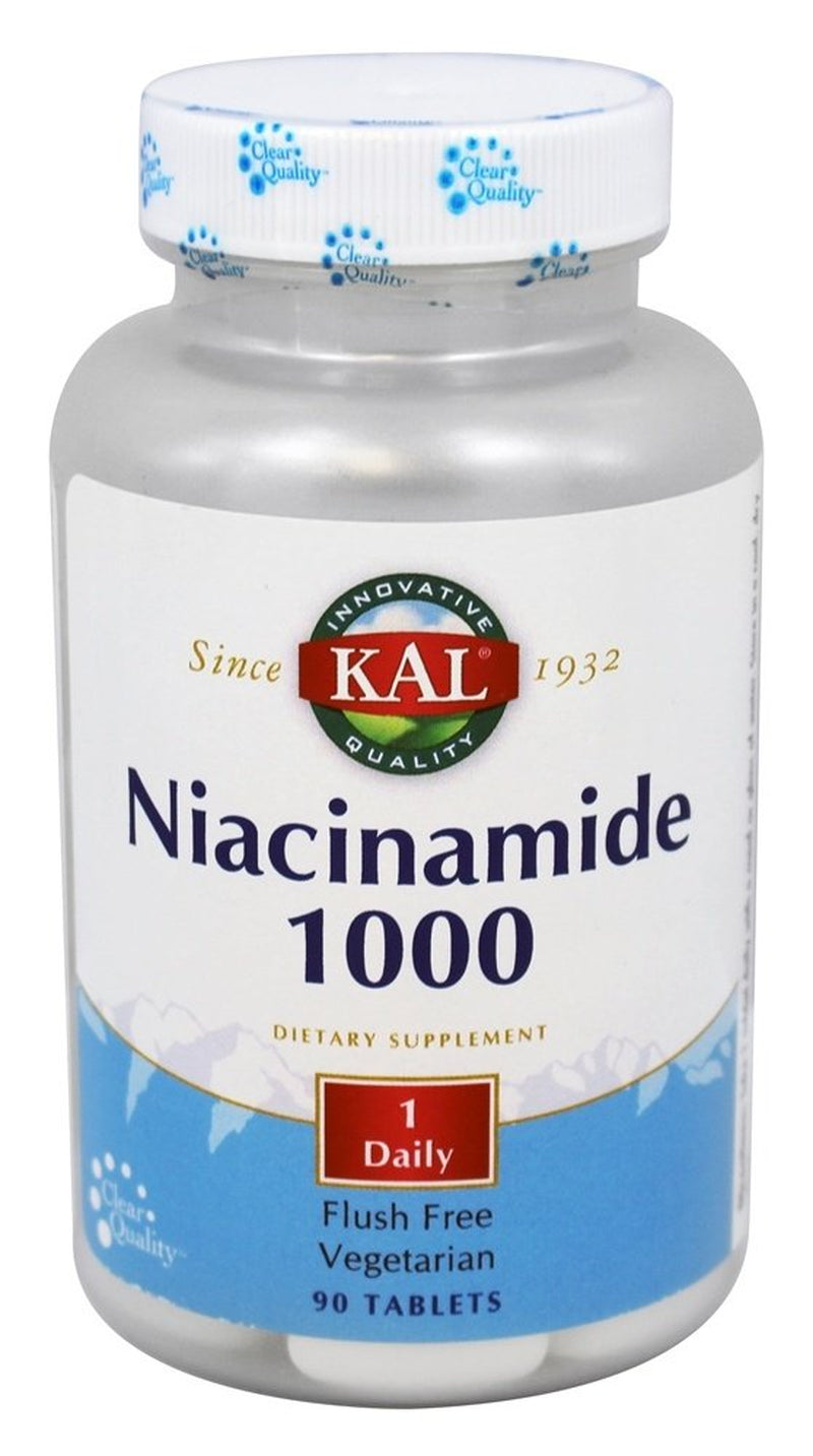 Kal - Niacinamide 1000 Mg. - 90 Tablets