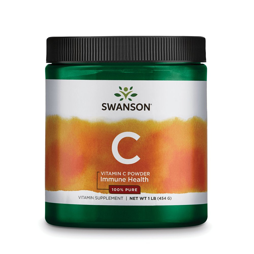 Swanson 100% Pure Vitamin C Powder, 1 Lb