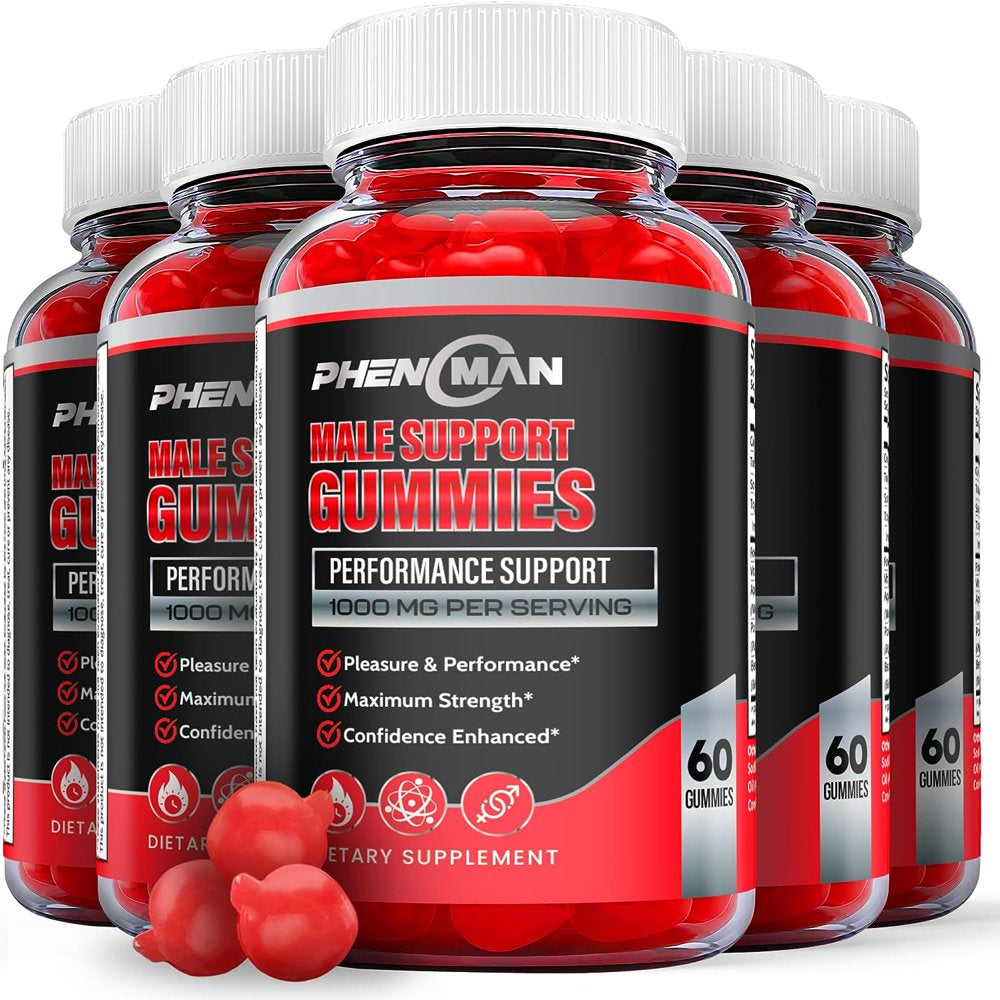 (5 Pack) Phenoman Male Gummies - 300 Gummies