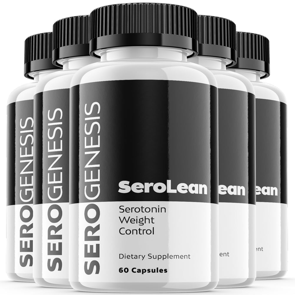 (5 Pack) Serogenesis - Serolean - Keto Weight Loss Formula - Energy & Focus Boosting Dietary Supplements for Weight Management & Metabolism - Advanced Fat Burn Raspberry Ketones Pills - 300 Capsules