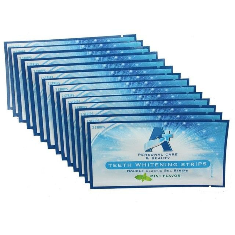 28 Strips A+ Whitening Strips Advanced Teeth Whitening Strips Double Elastic Gel