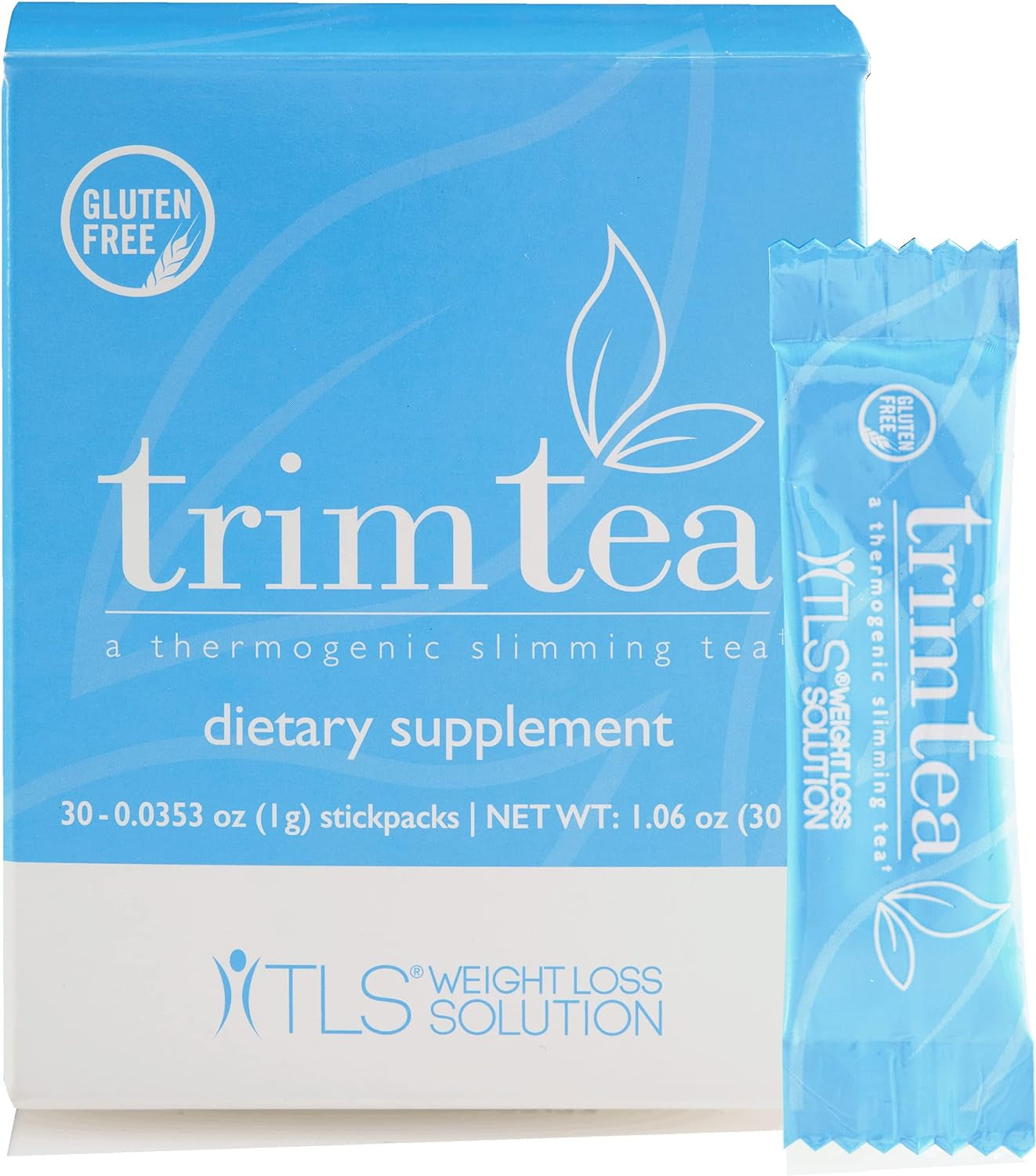 TLS Trim Tea by Market America, a Gluten-Free, Thermogenic Slimming Tea, Containing Irvingia Gabonensis/African Mango and Black Tea Extract