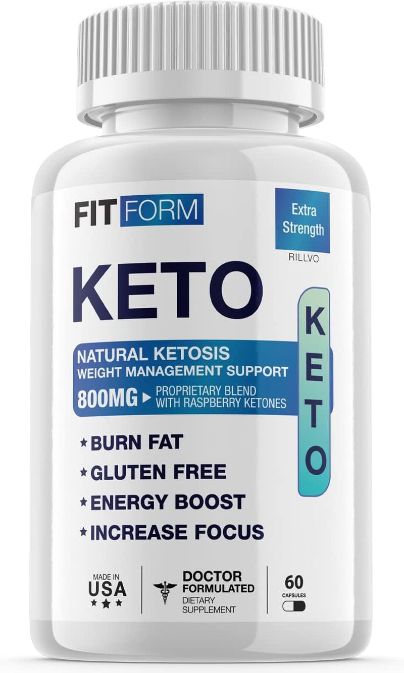 Fit Form Keto Pills Advanced Ketogenic Formula (60 Capsules)