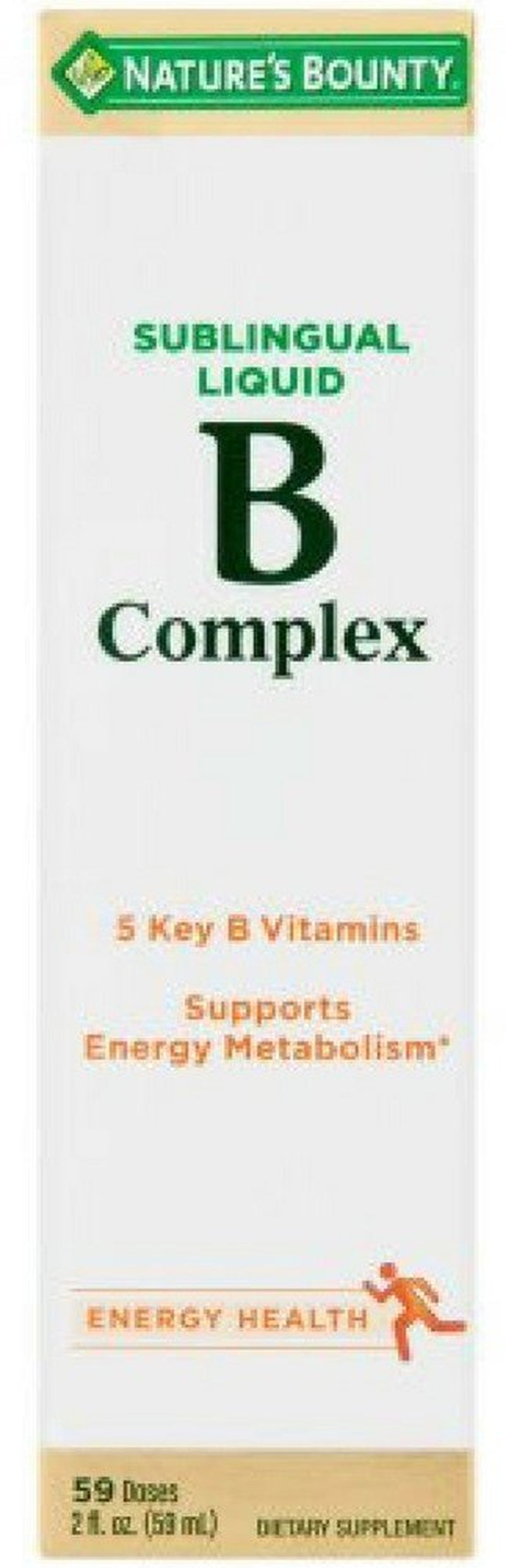 Nature'S Bounty Vitamin B Complex Sublingual Liquid 2 Oz (Pack of 4)