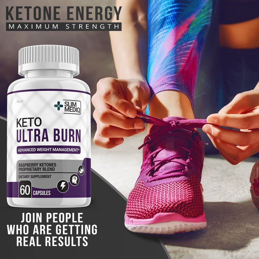 5 Pack Keto Ultra Burn Supplement Pills, Advanced Ketogenic Formula 300 Capsules