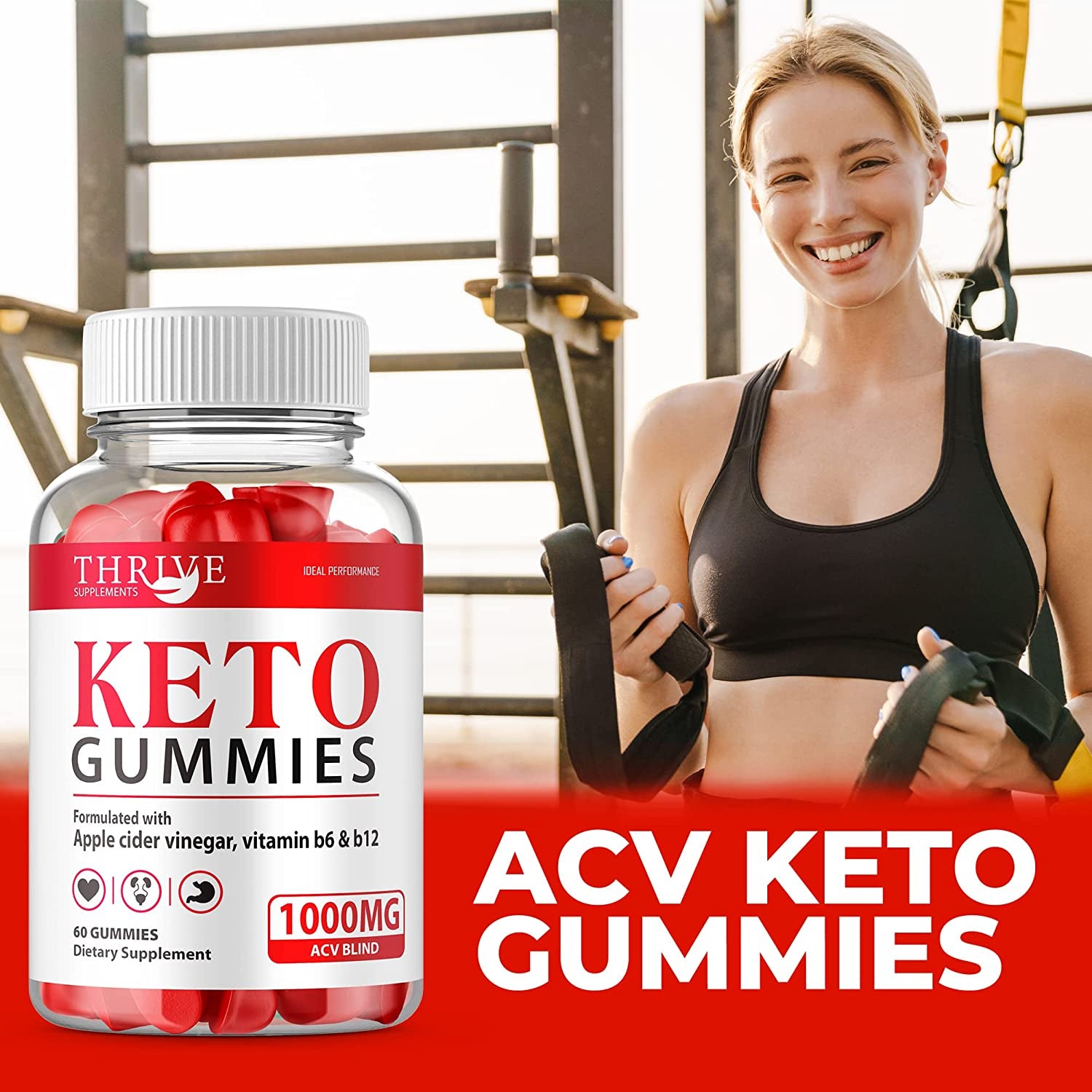 Thrive Ketos Gummies Thrive Ketos ACV Gummies Thrive Ketos Gummy Bears (60 Gummies)