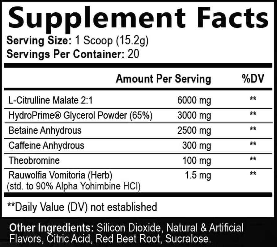 Viking Supps Pre Workout Supplement - Powerful Pre-Workout Formula for Intense Energy & Focus Berseker Pre-Workout, Paradise Candy Flavor - 10.72 Oz