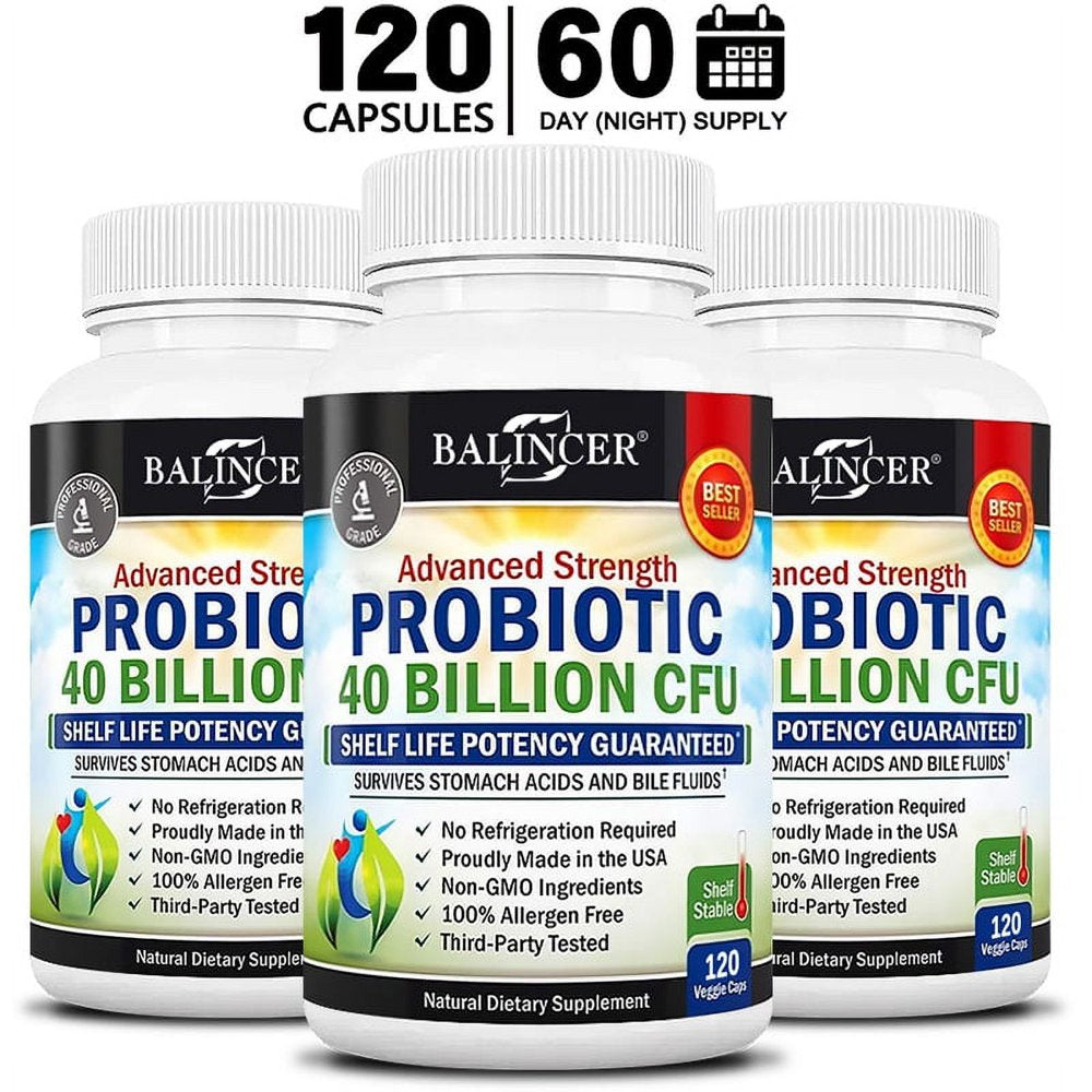 Balincer Probiotic Supplement - Aids Weight Loss & Improves Gut Health, Natural Detoxification, Fat Burning, Weight, Regularity & Digestion