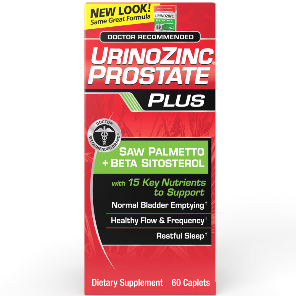 Urinozinc Prostate Health Complex plus Beta Sitosterol Caplets, 60 Count