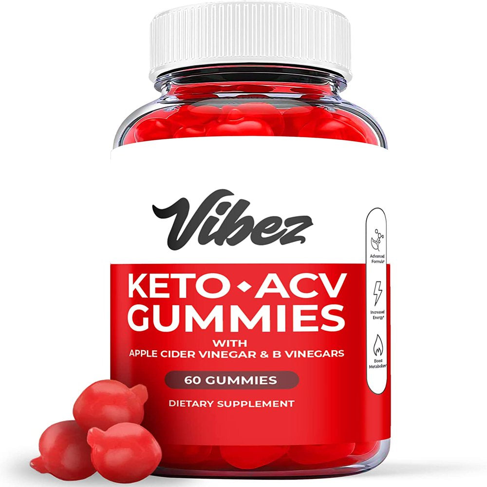 (1 Pack) Vibez Keto ACV Gummies - Supplement for Weight Loss - Energy & Focus Boosting Dietary Supplements for Weight Management & Metabolism - Fat Burn - 60 Gummies