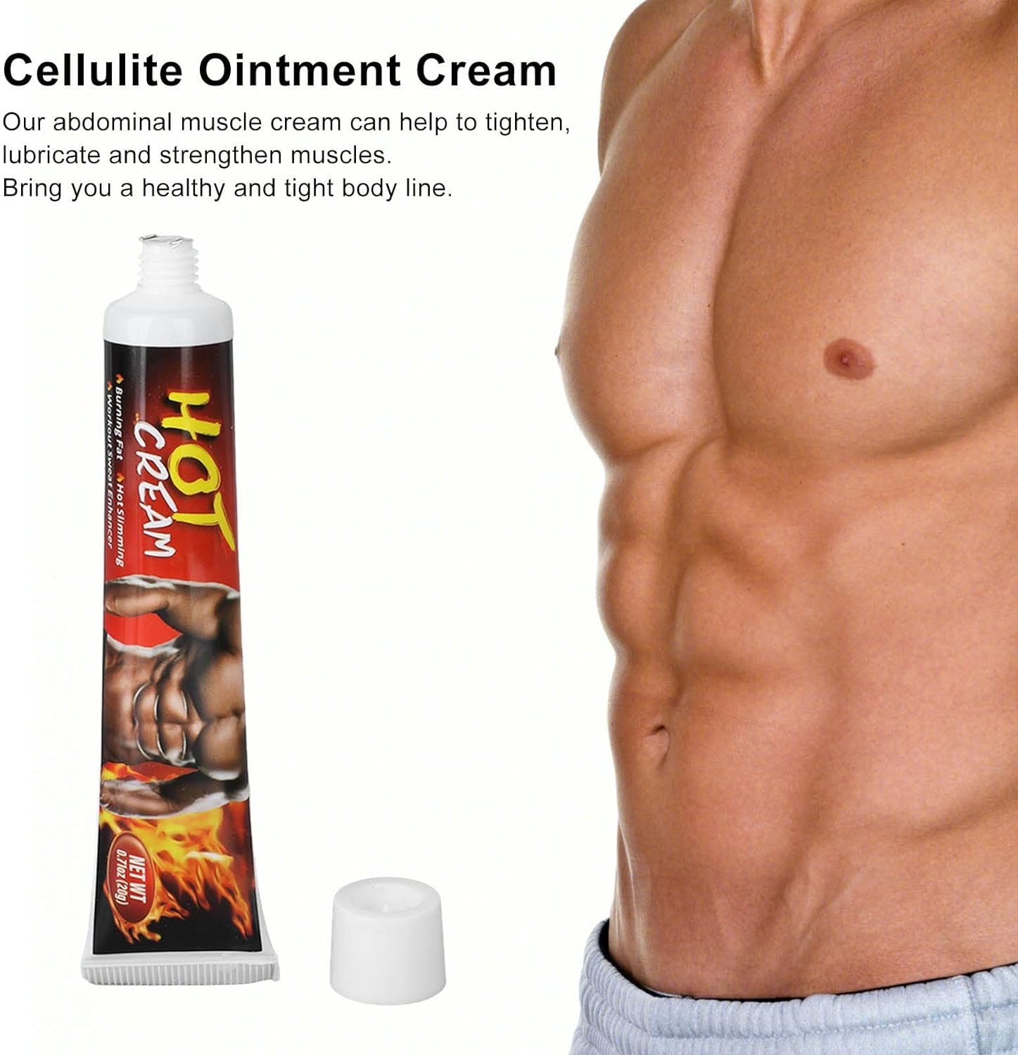 Warm, Absorbent Cream, Strengthens Muscles, Increases Sweating, Burns Fat, and Exercise for People with Health Problems.