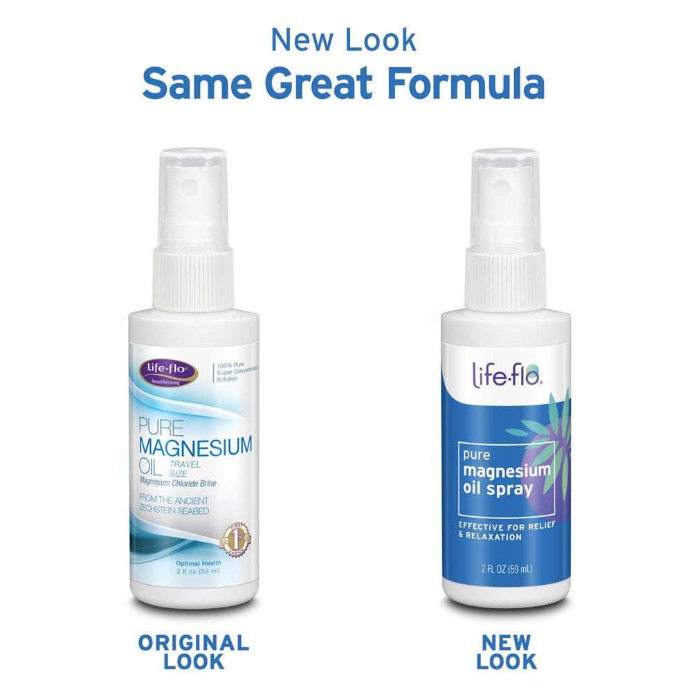 Life-Flo Pure Magnesium Oil | Spray | 2 Oz