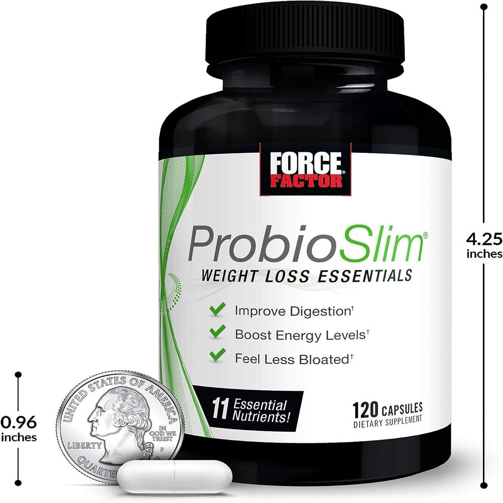 Probio Slim Belly Fat Burner Pills to Lose Stomach Fat - Weight Loss Pills for Men 120 Capsules