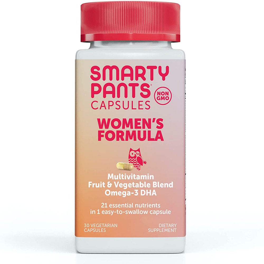 Smartypants Women'S Multivitamin Capsules with Omegas, 30 Count