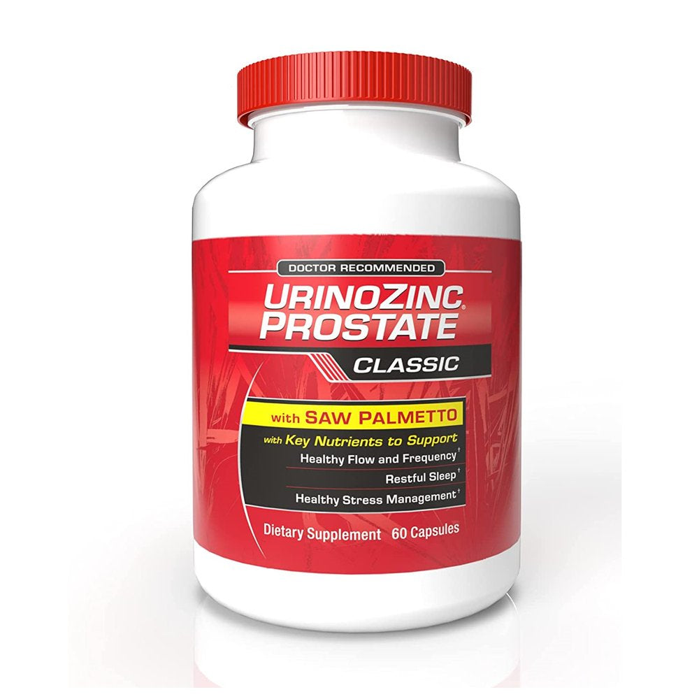 Urinozinc One per Day, Saw Palmetto Prostate Supplement, Prostate Health, 60 Ct