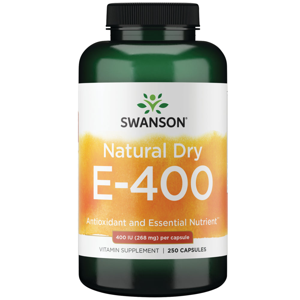 Swanson Natural Dry Vitamin E 400 Iu 250 Capsules