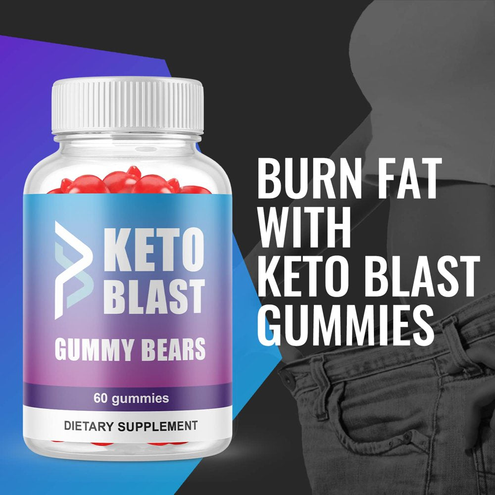 (2 Pack) Keto Blast Gummies - Supplement for Weight Loss - Energy & Focus Boosting Dietary Supplements for Weight Management & Metabolism - Fat Burn - 120 Gummies