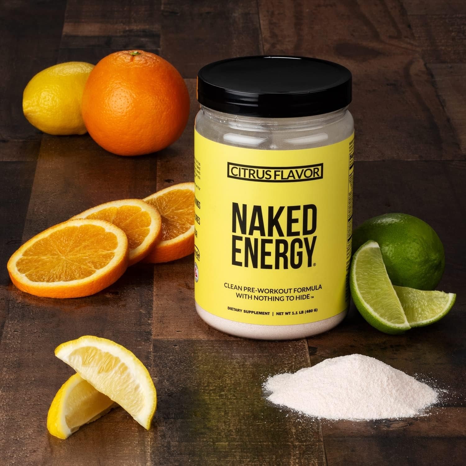 Vegan Energy and Performance Bundle: Naked Citrus Energy and Naked BCAAS Amino Acids Powder