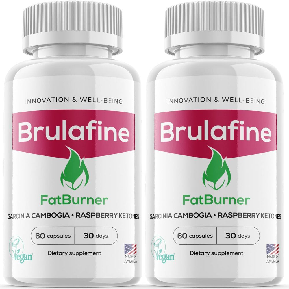 (2 Pack) Brulafine - Keto Weight Loss Formula - Energy & Focus Boosting Dietary Supplements for Weight Management & Metabolism - Advanced Fat Burn Raspberry Ketones Pills - 120 Capsules