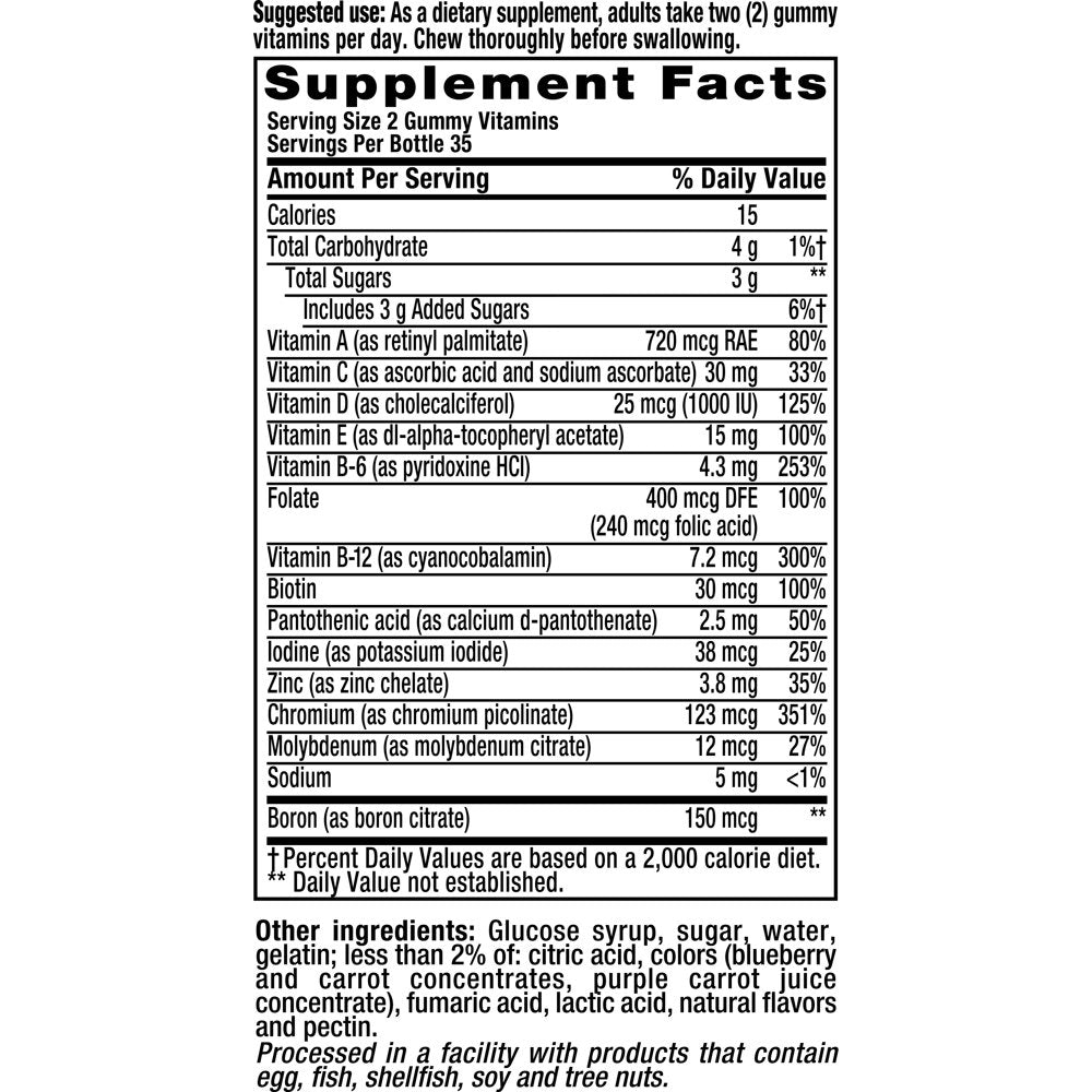 Vitafusion Men'S Gummy Vitamins, 70Ct