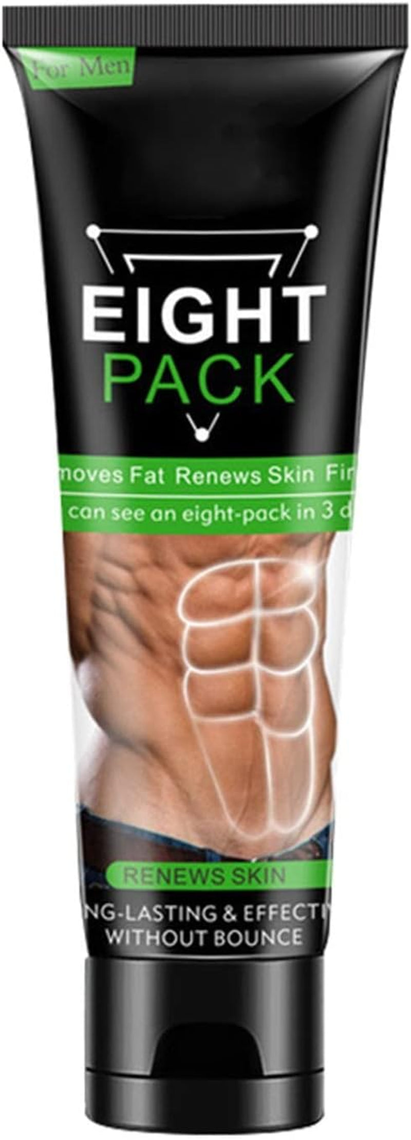 HUTVD # Men Women Abdominal Muscle Plaster anti Cellulite Slimming Fat Burning Plaster for Good Figure (Green, One Size)