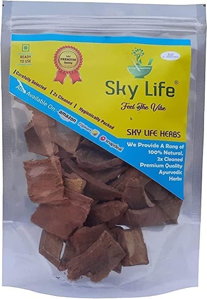 PUB Sky Life Arjuna Bark - Arjun Ki Chaal - Terminalia Arjuna - Arjun Chaal - Arjuna Chaal - Marutham Pattai - Arjunolic Myrobalan - Arjuna Bark - 400Grm