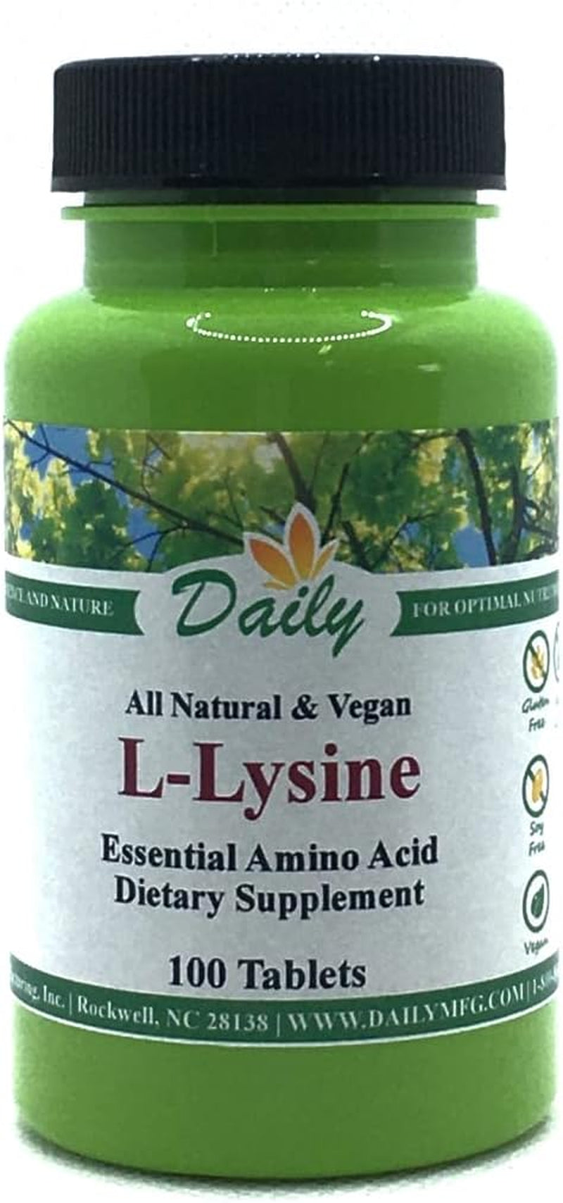 *Delete Daily'S L-Lysine (500 Mg, Non-Gmo)