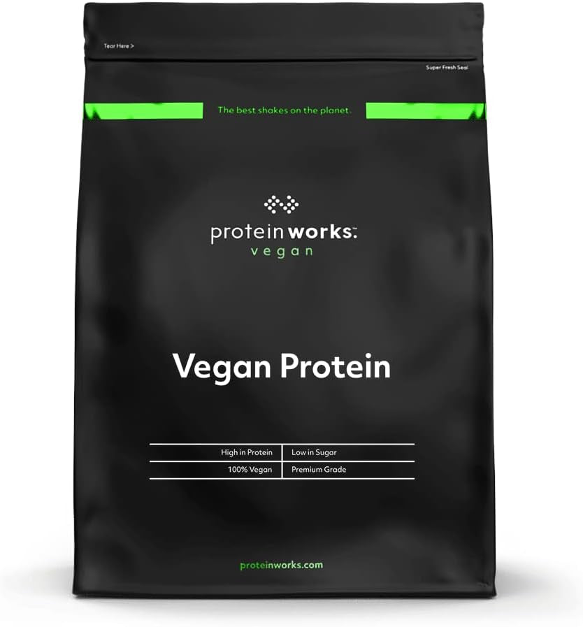 Vegan Protein Powder | 100% Plant-Based & Natural | 25G Protein | Gluten-Free | Low Fat Shake | Smooth Vanilla | 2.20 Pounds