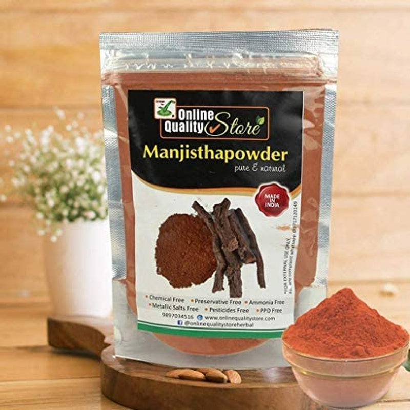 Glamzy Manjistha Powder for Skin |Manjistha Powder |Manjistha Powder Organic |Manjistha Powder Pure |Rubia Cordifolia Powder |Organic Manjistha |Manjistha Powder for Face,250G