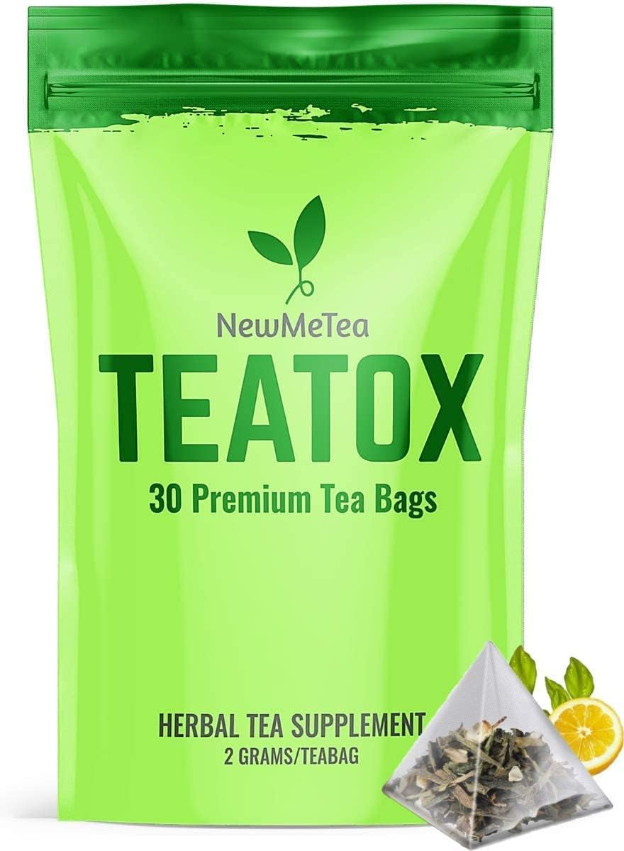 30 Day Detox Tea for Women & Men, All-Natural Herbal Teatox, Energy, Digestion, Body & Immune, Detox Cleanse with Senna Leaf, Keto, Vegan, Non-Gmo