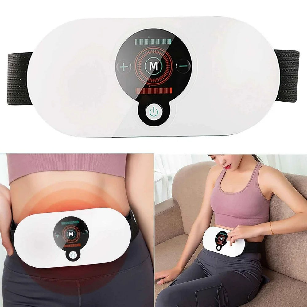 Thsue Waist Massager Smart Abdominal Vibration Weight Loss Belt Massager Electrotherapy Thin Waist and Abdominal Massager