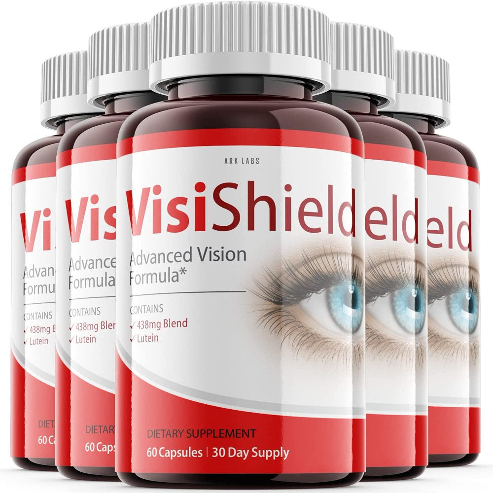 (5 Pack) Visishield - New Advanced Revolutionary Vision Matrix Formula - Supports Healthy Vision - Supplement for Eyes Sight - 300 Capsules